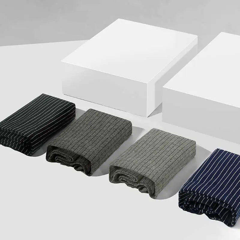 Men's Pure Cotton Underwear, Men's Simple Cotton Boxer Briefs, Summer Thin Boys' Sports Comfortable Breathable Boxer Shorts