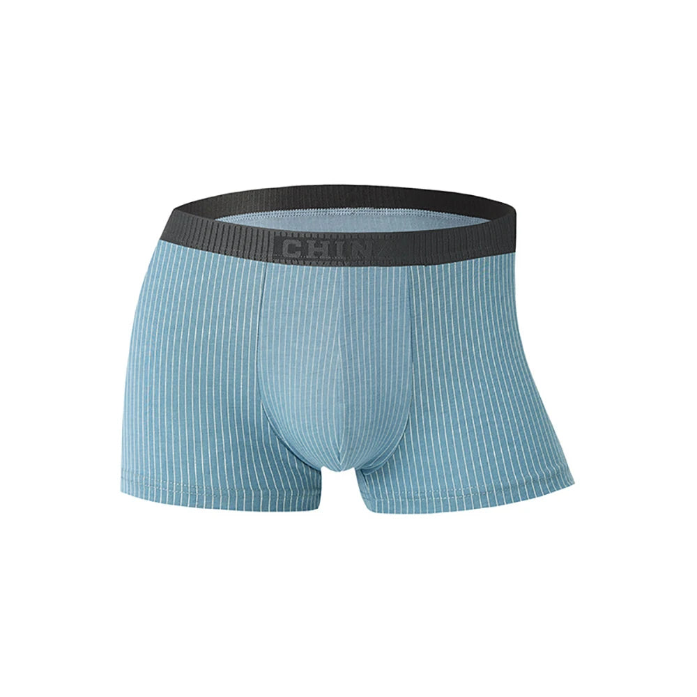 5pcs Cotton Mens UnderwearS Men Boxer Shorts Cotton Stripe Men Underpant Plus Size Boxer Sexy Breathable Men Panties