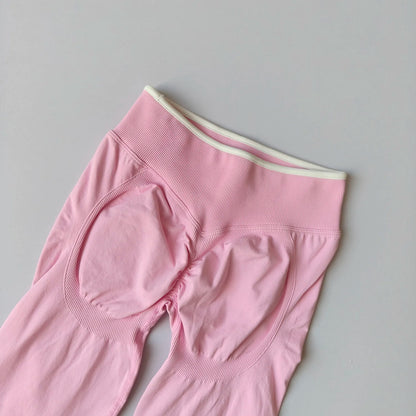 Women's Middle Waist Seamless Yoga Leggings Push-Up Sport Fitness Running Pants Hip Lift High Elastic Gym Leggings Sport Legging