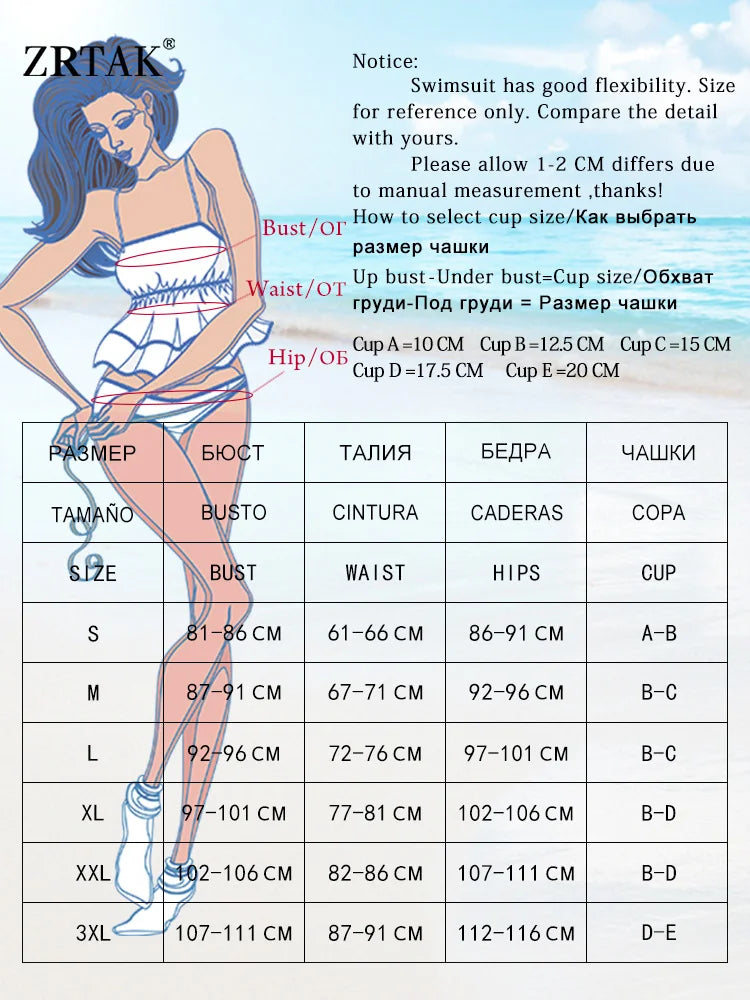 ZRTAK New Arrival Triangle Bikini Women Striped Swimsuit Micro Swimwear Print Bathing Suit Brazilian Sexy Beach Wear