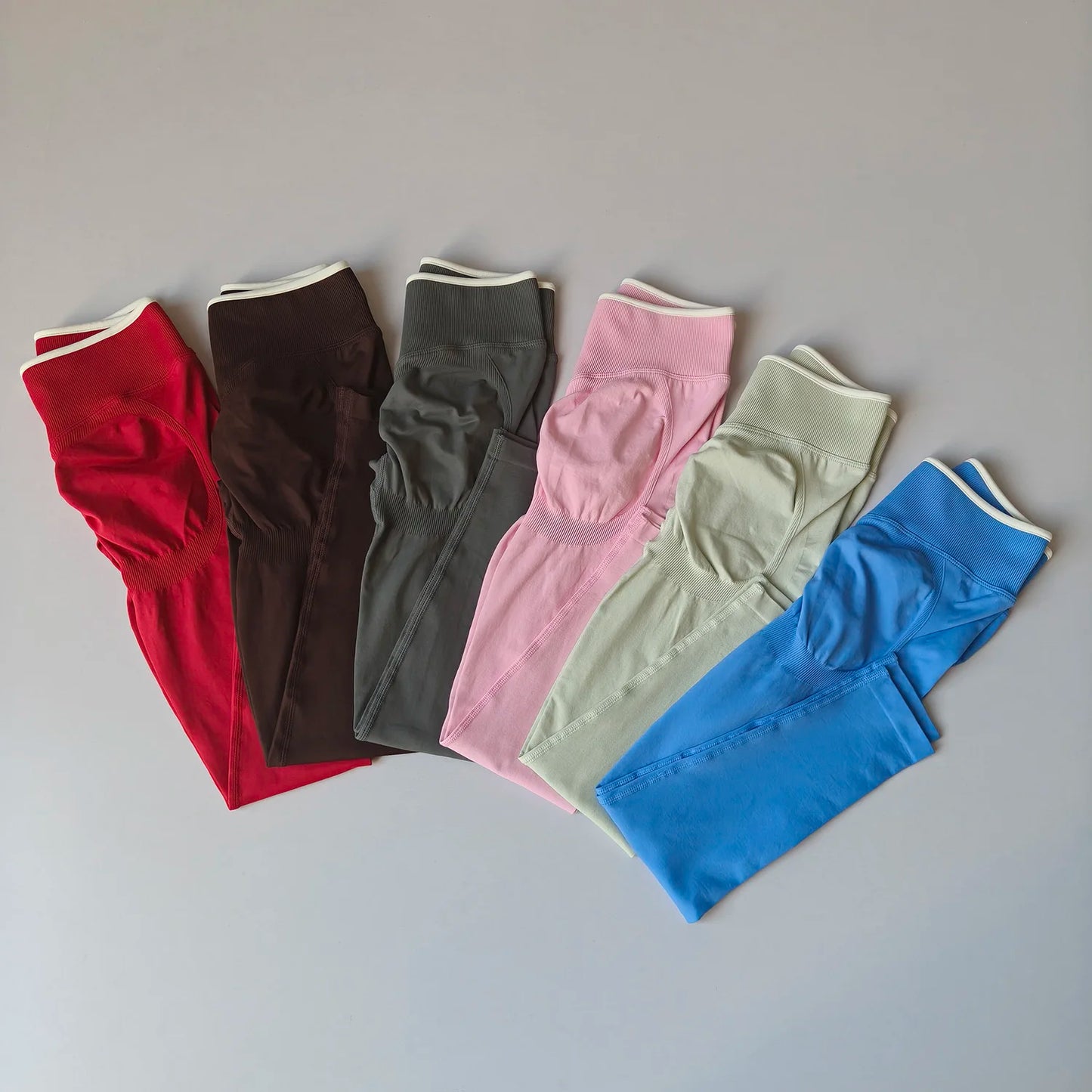 Women's Middle Waist Seamless Yoga Leggings Push-Up Sport Fitness Running Pants Hip Lift High Elastic Gym Leggings Sport Legging