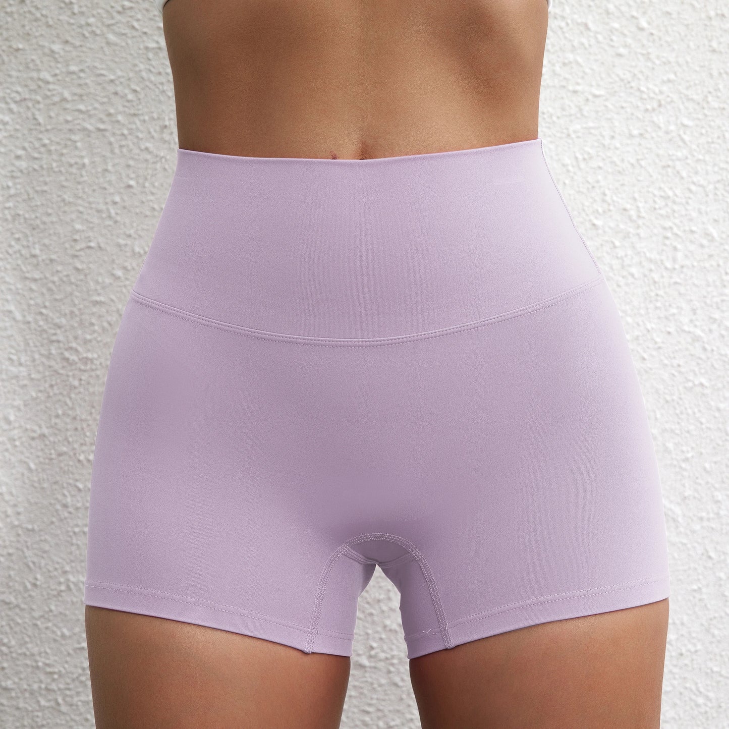 Sexy Solid Color High Waist Athletic Yoga Short Leg Cycling Women Fitness Sport Short Comprehensive Training Jogging Squat Proof