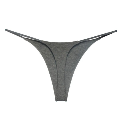 Sexy thong low waist lingerie for women underwear thin belt double layer bikini cotton  panties lenceria femenina tangas mujer