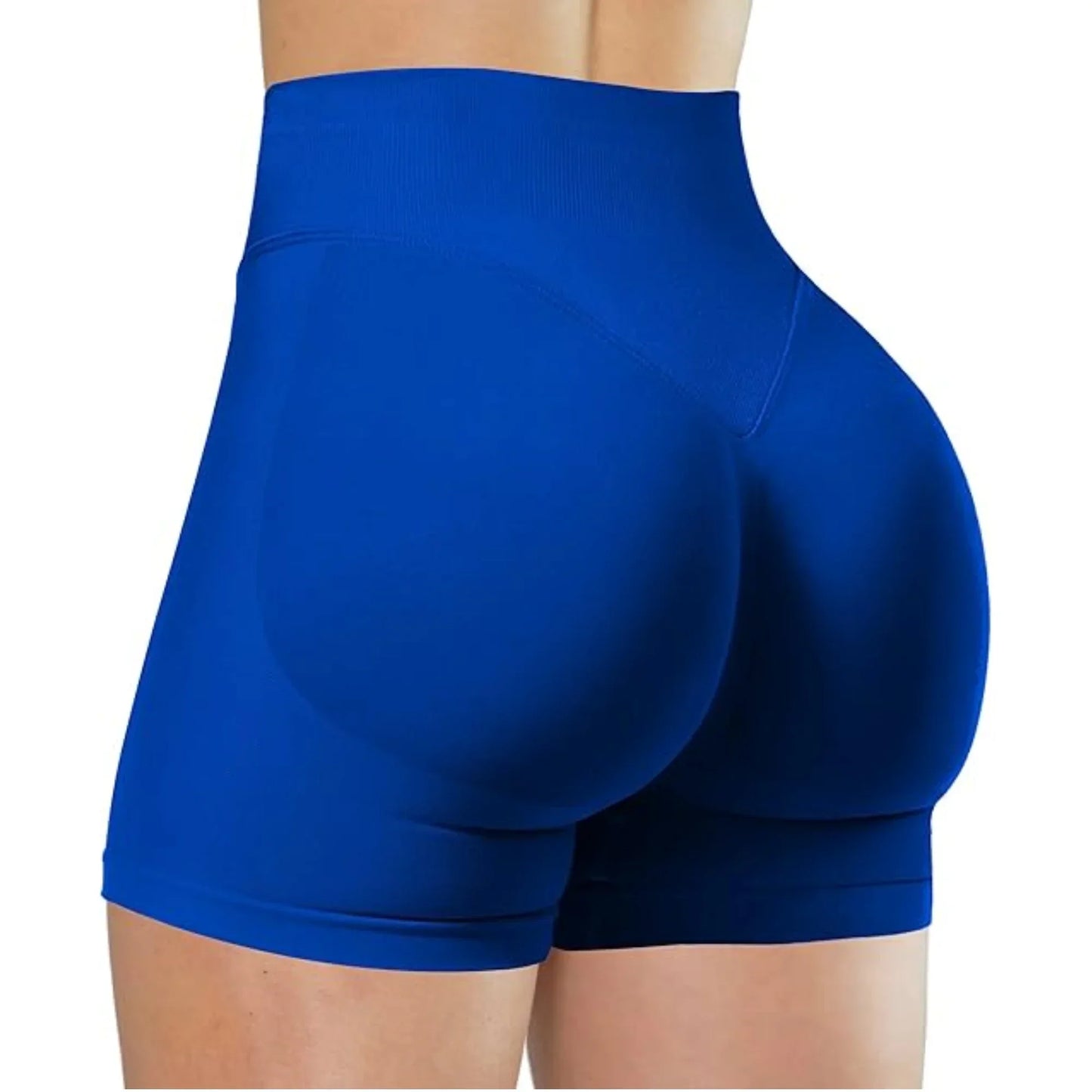 High Waisted Yoga Shorts for Women Fashionable and Sexy Running Fitness Pants Solid Color Yoga Leggings Elastic Tights